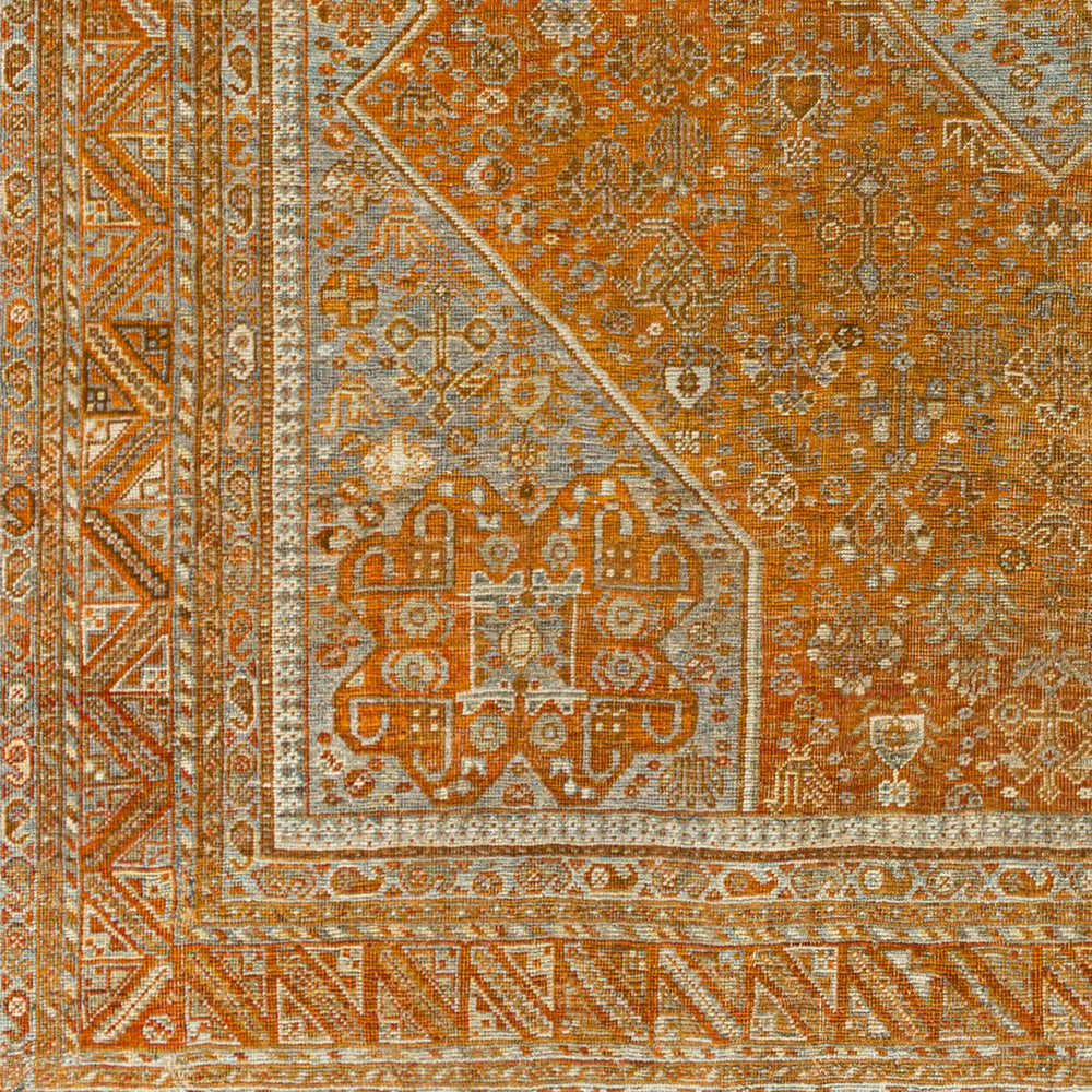 Antique One of a Kind OOAK-1516 6'11" x 9'2" Handmade Rug OOAK1516-92611  Clay, Camel, Copper, Brick, Khaki Surya