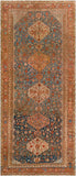 Antique One of a Kind OOAK-1518 6'2" x 13'11" Handmade Rug OOAK1518-131162  Brick, Camel, Nickel, Lunar Green Surya
