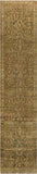 Antique One of a Kind OOAK-1526 3'4" x 15'7" Handmade Rug OOAK1526-15734  Brick, Dark Brown, Clay, Nickel, Camel Surya