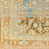 Antique One of a Kind OOAK-1528 4'4" x 6'5" Handmade Rug OOAK1528-6544  Khaki, Camel, Warm Grey, Pewter, Desert Tan Surya