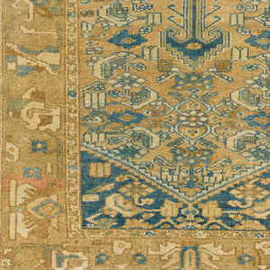 Antique One of a Kind OOAK-1531 3'6" x 17' Handmade Rug OOAK1531-1736  Camel, Nickel Surya