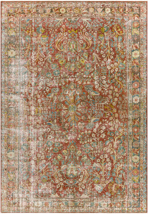 Surya Antique Hand Knotted Turkish Wool Rug One of a Kind Traditional Living Room Accent OOAK1532-9869