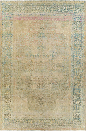 Surya Antique Hand Knotted Wool Rug Turkish One of a Kind Traditional Living Room Floor OOAK1534-13892