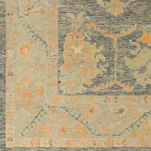 Antique One of a Kind OOAK-1539 10' x 13' Handmade Rug OOAK1539-1013  Sage, Tan, Slate Grey Taupe, Medium Grey Surya