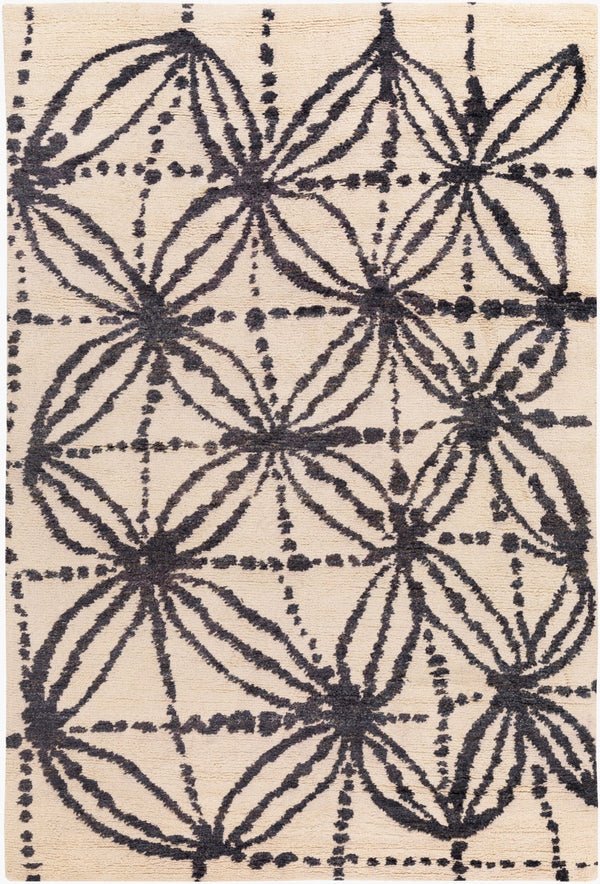 Surya Orinocco Ooc-1001 2' X 3' Handmade Jute Rug - Durable, Elegant Global Design For Eclectic Charm Black Jute Ooc1001-576