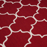 Christopher Knight Home® - Noble House - Thornhill Indoor/ Outdoor Geometric 8 X 11 Area Rug, Red and Ivory