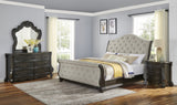 English Elm Steve Silver - Rhapsody - Queen Sleigh Bed - Beige