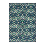 Christopher Knight Home® - Noble House - Merise Indoor Geometric 5 X 8 Area Rug, Navy and Green