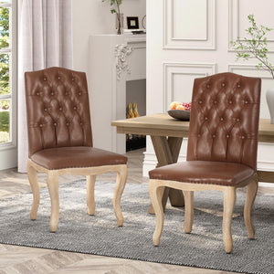 Christopher Knight Home® - Noble House - Shylo Contemporary Faux Leather Dining Chairs (Set Of 2)