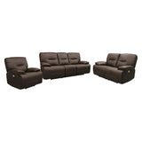 Parker Living Spartacus - Chocolate Power Reclining Sofa Loveseat and Recliner