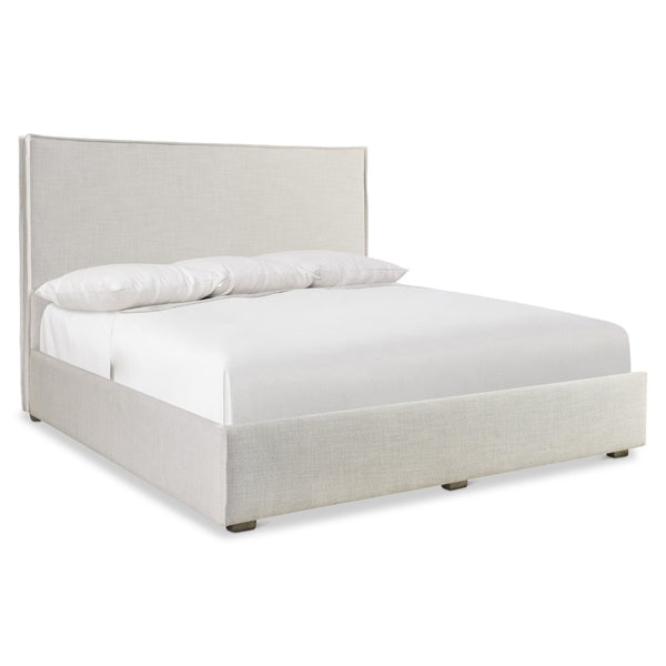 Bernhardt Bernhardt Sawyer Upholstered Panel Bed with Footboard Drawers for Modern Bedrooms K2325