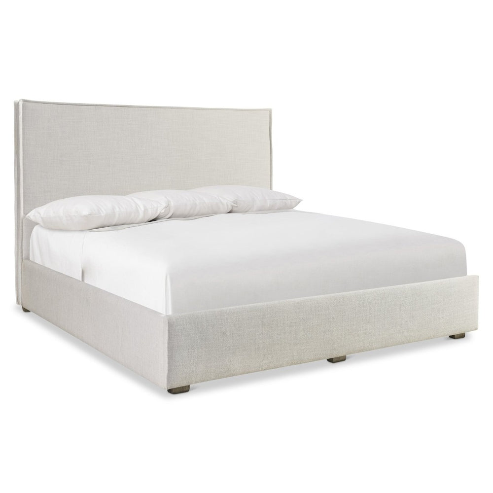 Bernhardt Bernhardt Sawyer Panel Bed with Footboard Storage Drawers and Tailored Stitched Detailing K2312