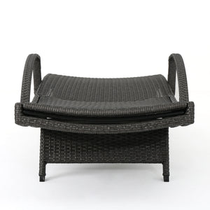 English Elm Christopher Knight Home® - Salem Pe Wicker Chaise Lounge Set - Stylish Adjustable Outdoor Seating For Poolside Comfort & Relaxation 52005.00ARMGRYMP2