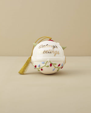 Lenox Grogu's Holiday Hover Pram Ornament Green, GREEN PORCELAIN 895920