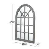 Christopher Knight Home® - Noble House - Dunlap Traditional Arched Windowpane Mirror