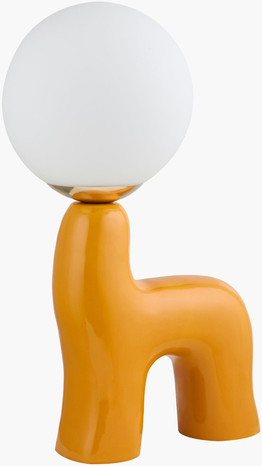 Livabliss Opal Ceramic Body Table Lamp with Glass Shade for Cottage Bedside Ambient Glow OPA-005