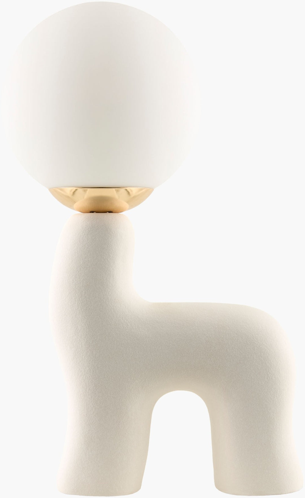 Livabliss Opal Ceramic Body Glass Shade Cottage Table Lamp Soft Ambient Glow for Bedside OPA-006