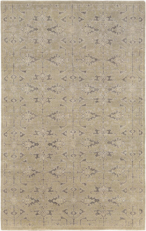 Surya Opulent 2' X 3' Handmade Wool & Viscose Rug - Luxurious High-pile Design For Timeless Home Decor Dusty Sage Wool,Viscose Ope6001-46