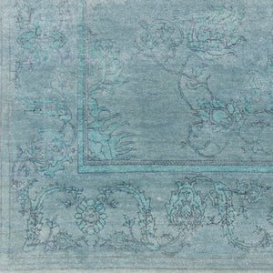 Surya Opulent 2' X 3' Handmade Wool & Viscose Rug - Luxurious High-pile Design For Timeless Home Decor Blue Wool,Viscose Ope6003-69