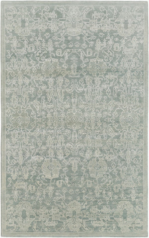 Surya Opulent 2' X 3' Handmade Wool & Viscose Rug - Luxurious High-pile Design For Timeless Home Decor Sage Wool,Viscose Ope6005-46