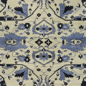 Surya Opulent 2' X 3' Handmade Wool & Viscose Rug - Luxurious High-pile Design For Timeless Home Decor Blue Wool,Viscose Ope6008-69