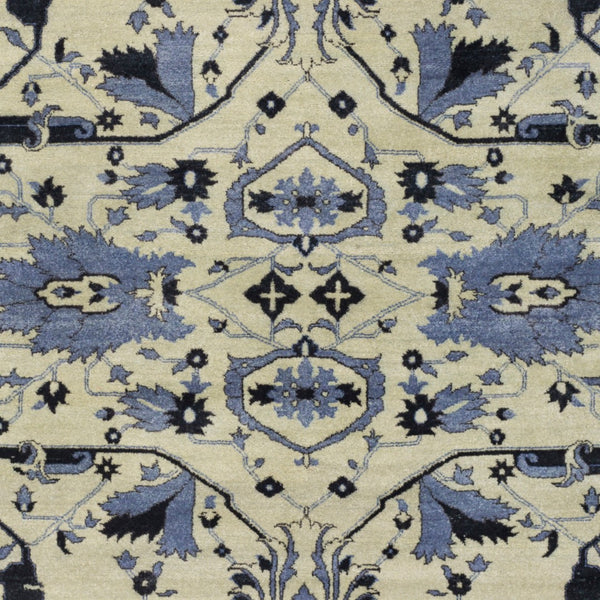 Surya Opulent 2' X 3' Handmade Wool & Viscose Rug - Luxurious High-pile Design For Timeless Home Decor Blue Wool,Viscose Ope6008-69