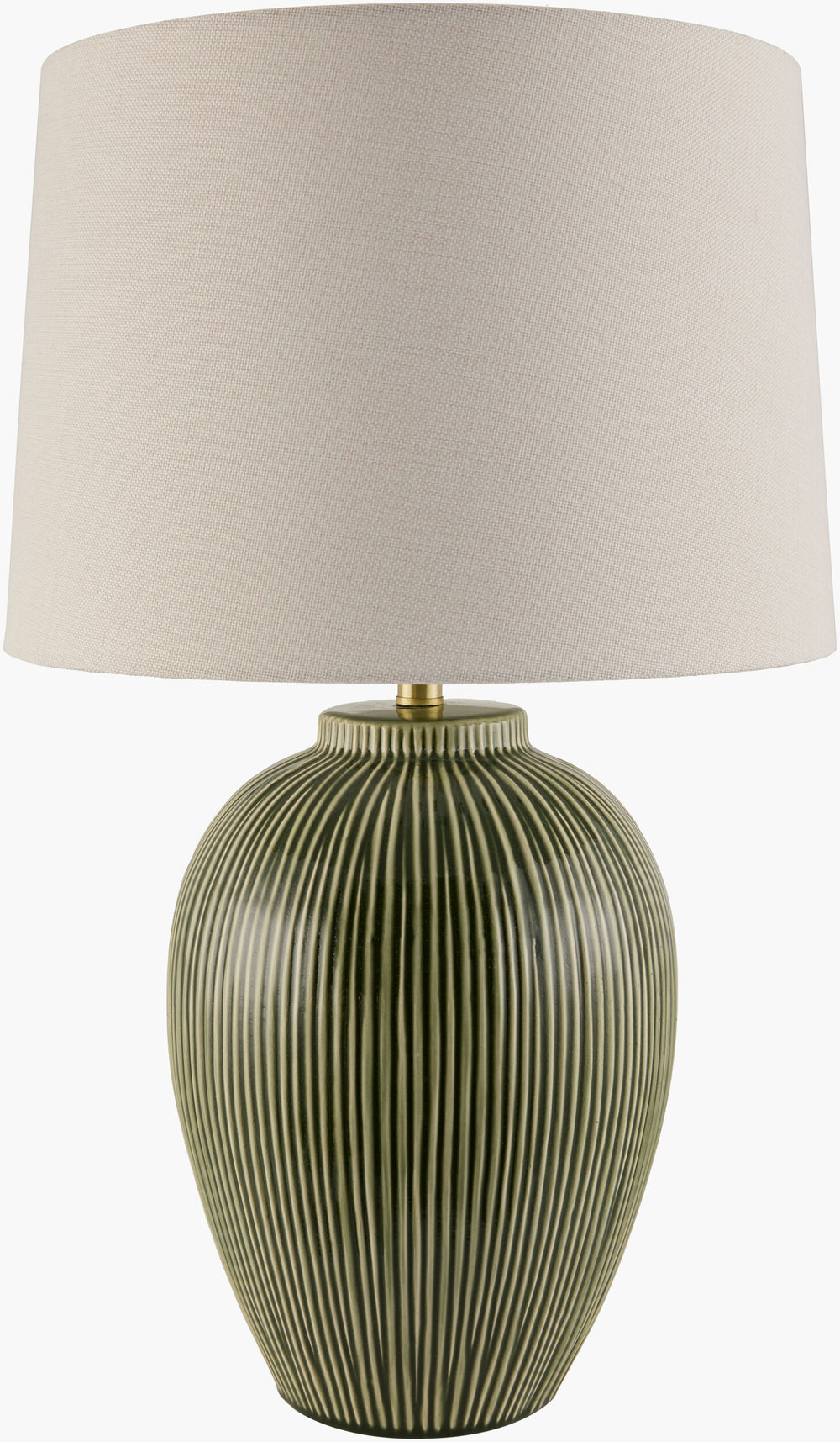 Surya Opio 29" Accent Table Lamp – Hand-painted Ceramic, Elegant Arts & Crafts Design For Your Space Body, Green,Shade (Outside), Green,Shade (Inside), White,Finial, Metallic ,Gold,Harp, Metallic ,Gold,Cord, Translucent Ceramic,Iron,Linen,Polyester,Iron Opi-001