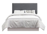 Steve Silver Bergen Queen Headboard Silver Velvet BER800QHB