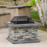 Christopher Knight Home® - Noble House - Crestline Outdoor Natural Stone Fire Pit