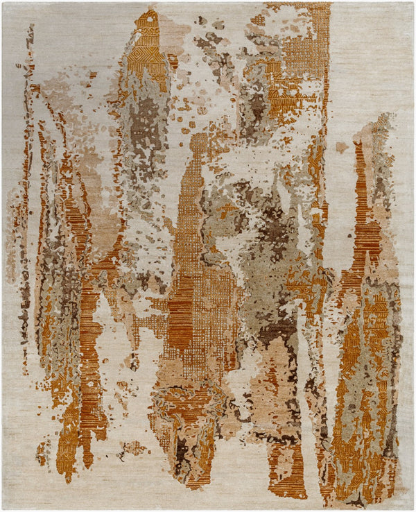 Surya Opulence 2' X 3' Handmade Rug - Luxurious Hand-woven Design In Viscose & Wool For Elegant Spaces Ivory Viscose,Wool Opl2300-23