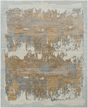 Opulence OPL-2304 9' x 12' Handmade Rug OPL2304-912  Sterling Grey, Prairie Dust, Metallic - Silver, Nickel, Light Silver Surya