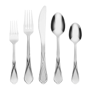 Lenox Cambridge Heather Sand 20-Piece Flatware Set, Service for 4 NO COLOR METAL 420720CSLG12DS