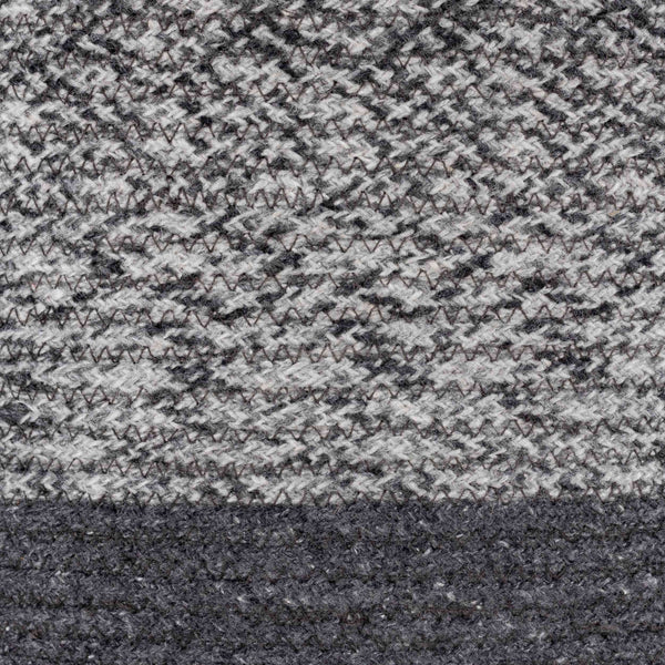 Surya Poppy Hand-woven 16" Outdoor Pouf - Stylish Recycled Pet Yarn, Durable & Easy To Clean For Patios Gray Recycled Pet Yarn,Polybeads Oppf003-161616