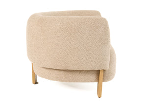 VIG Furniture Divani Casa Optima - Mid-Century Modern Taupe Fabric Accent Chair VGHM-ST292-BGE