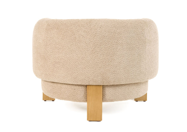 VIG Furniture Divani Casa Optima - Mid-Century Modern Taupe Fabric Accent Chair VGHM-ST292-BGE