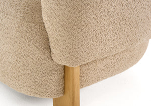 VIG Furniture Divani Casa Optima - Mid-Century Modern Taupe Fabric Accent Chair VGHM-ST292-BGE