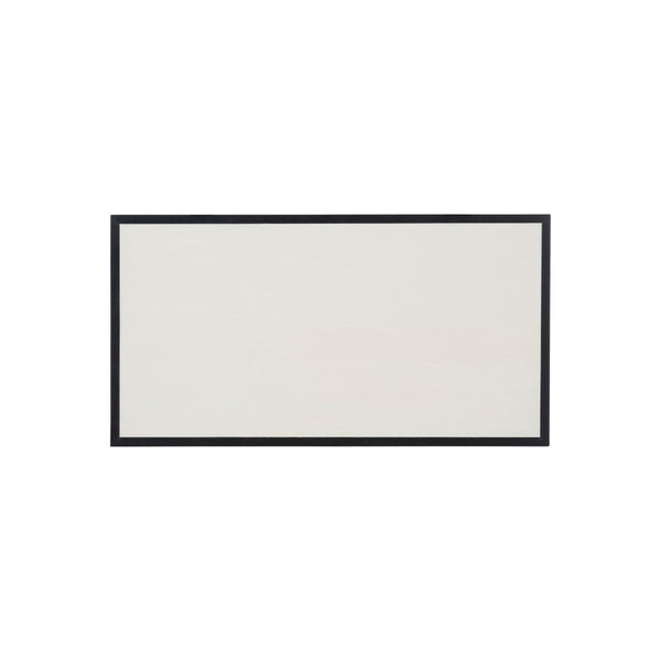 Bernhardt Bernhardt Glamorous Two-Tone Nightstand With Floating Soft-Close Drawers, Usb Charging Port Eggshell; Onyx 34" W x 18" D x 28.25" H 307230