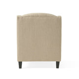 Christopher Knight Home® - Noble House - Elaine Tufted Fabric Chair and Ottoman