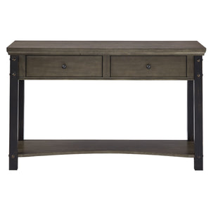 Homelegance By Top-Line Beniz Wood Finish Sofa Table Grey Wood