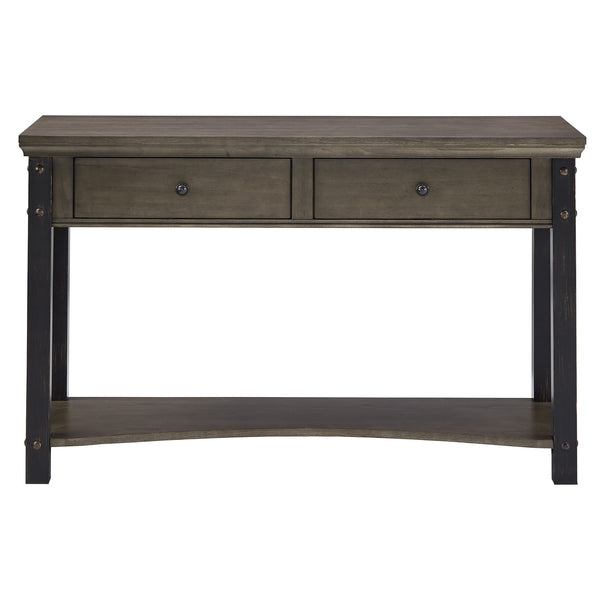 Homelegance By Top-Line Beniz Wood Finish Sofa Table Grey Wood