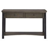 Homelegance By Top-Line Beniz Wood Finish Sofa Table Grey Wood