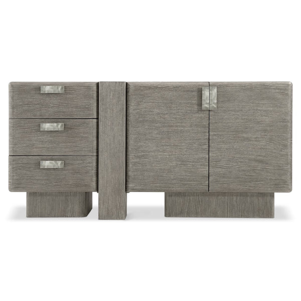 Bernhardt Bernhardt Monolith Wooden Buffet Puma Finish — Sculptural White Oak Storage With Soft‑Close Drawers & Adjustable Shelves 343132