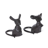 Cast Iron Mice Pair - Set of 2