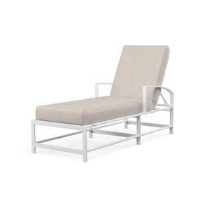 Bristol Double Chaise in Canvas Skyline w/ Self Welt SW501-99-14091 Sunset West