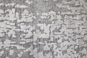 Feizy Rugs Eas69a9f Eastfield Artisanal Hand-woven Viscose And Wool Abstract Rug - Modern Style For Any Space Gray Viscose,Wool Eas69a9fdgy000b00