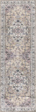 Nourison Brilliance Machine Washable WSB03 Machine Made Power-loomed Ornamental Border Indoor Only Vintage Bohemian Rug Beige Multicolor, Beige Multicolor 100% Polyester 99446914071