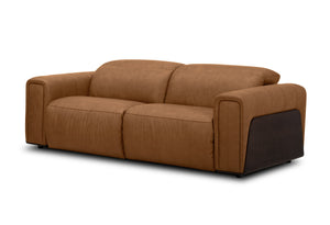 Vig Furniture Divani Casa Sandstone - Luxurious Brown Leather Sofa Set With Electric Recliners For Ultimate Comfort Camel  Vgkv-km.6120-set-brn