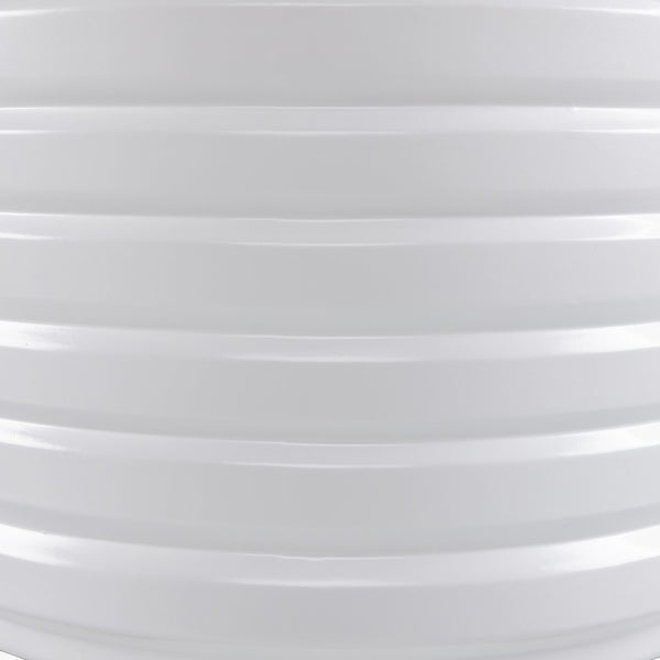 Surya Orchid 20" Decorative Ceramic Planter - Modern Outdoor Accent For Stylish Patios & Gardens White Ceramic,Beechwood Orc-003