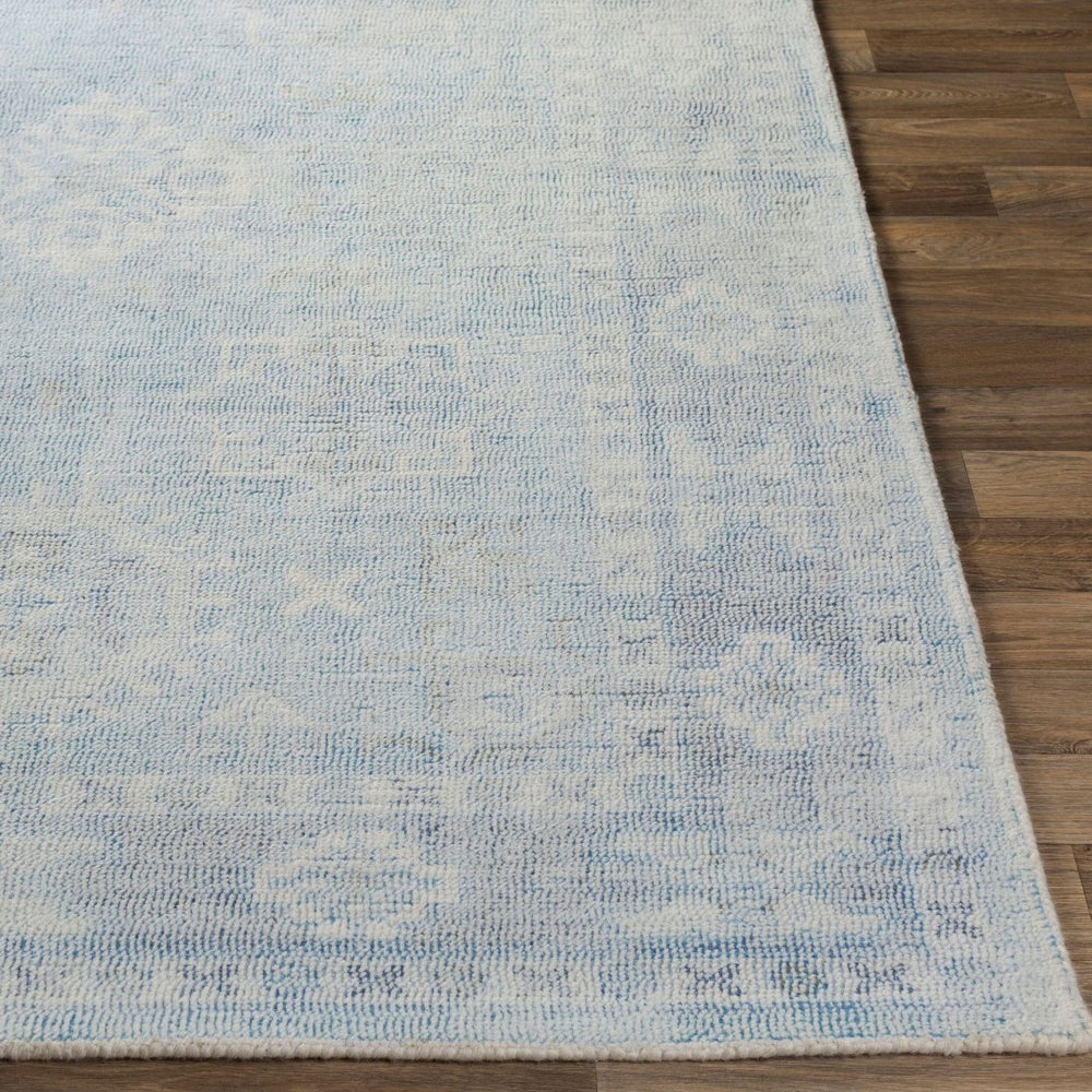 Livabliss Oregon Hand Tufted Wool Blend Accent Rug Traditional Pattern for Entryways and Small Spaces Blue, Sky Blue 2' x 3' ORG2304-23