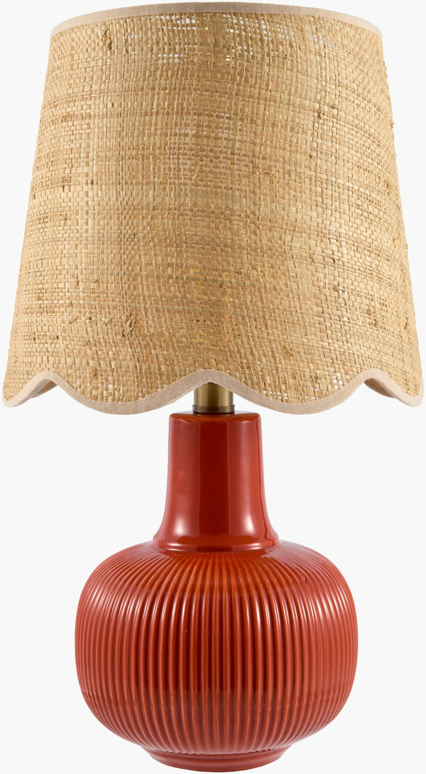 Livabliss Ormelle Coastal Jute and Felt Accent Lamp for Bedside or Reading Nook Spaces ORML-009